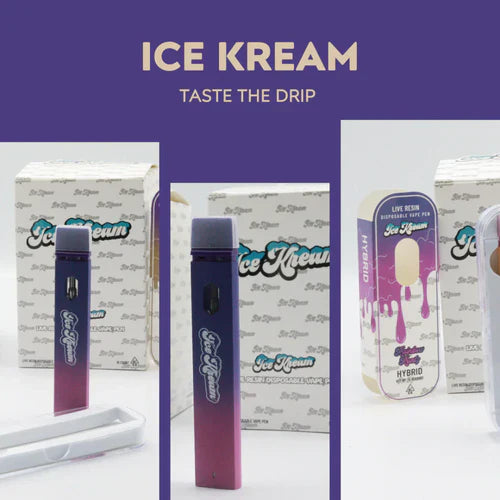 Ice Kream Live Resin Disposable Vape