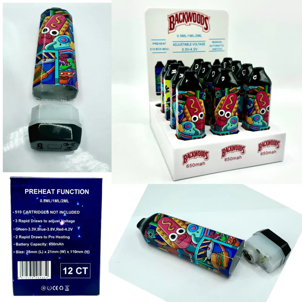 Backwoods 510 Box MOD Battery: Durable and Reliable for Your Vaping Ne - Zaampro Backwoods 510 Box MOD Battery: Durable and Reliable for Your Vaping Ne - Zaampro