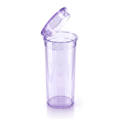 Transparent Purple, 13 Dram Pop Top Containers – Version Z, 80mm x 30mm PP Plastic Storage Pots – Box of 315