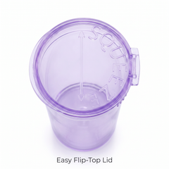 Transparent Purple, 13 Dram Pop Top Containers – Version Z, 80mm x 30mm PP Plastic Storage Pots – Box of 315