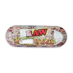 Raw Metal Skateboard Graffiti Tray – Durable & Stylish Rolling Tray