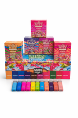 Whole Melt Extracts Candy Edition Empty Cart 1.0G Box of 100 (10 Different Flavours) | Rechargeable Vape Device | Multiple Packaging