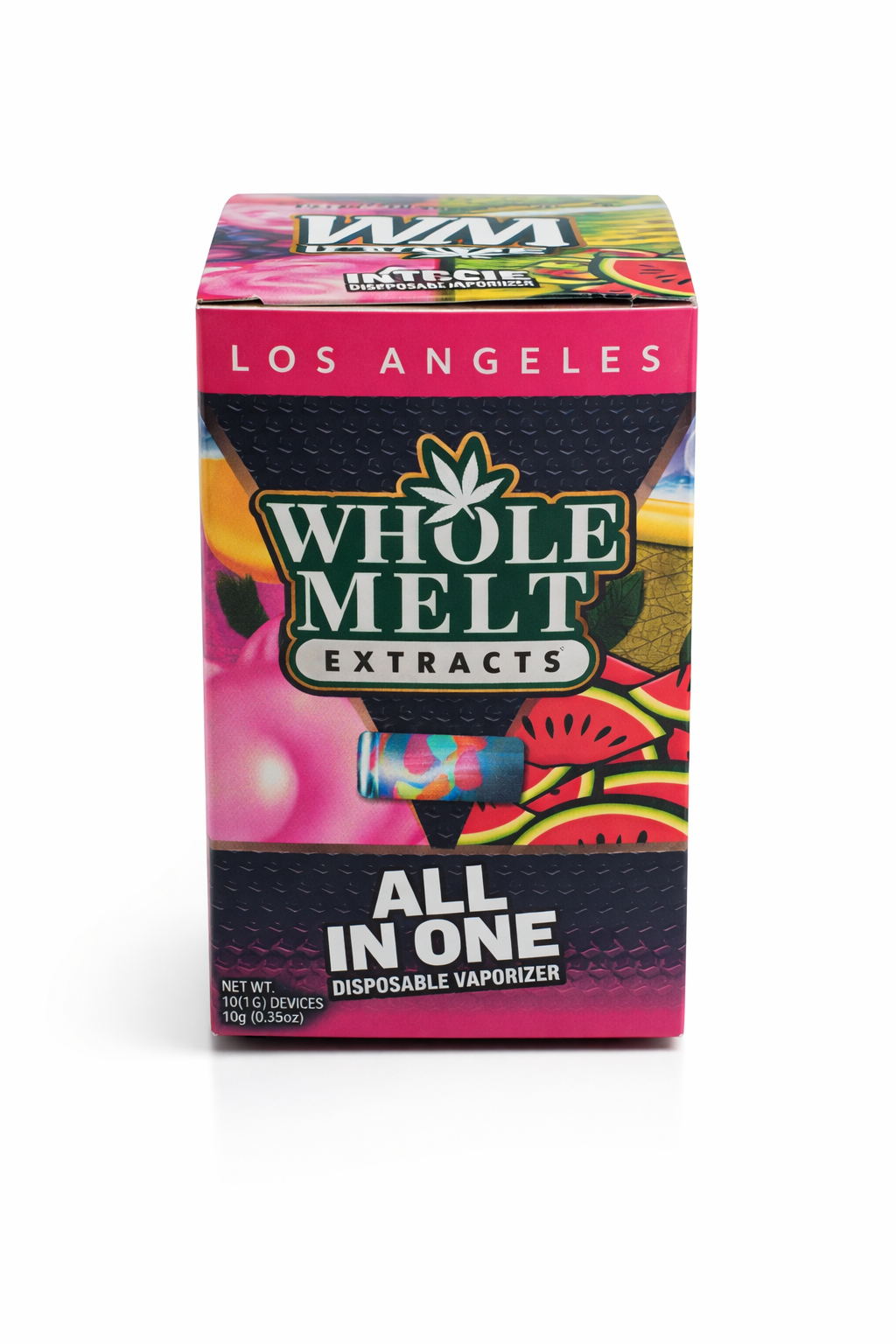 Whole Melt Extracts Candy Edition Empty Cart 1.0G Box of 100 (10 Diffe