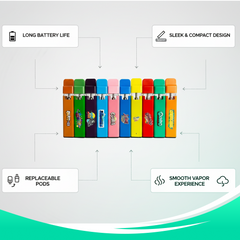 E-cigarettes Jungle Boys Up In Space  1.0ml Vape Pens 380mah Rechargeable Battery Empty Vaporizer With Exquisite Packaging | Pack of 10