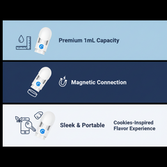 Cookies Pod (Empty) – 15g Premium Vape Pod | Magnetic Connection | Sleek & Portable | Cookies-Inspired Design