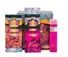 WHOLEMELT EXTRACT Tropical Edition V6 – 1G Reusable & Refillable Empty Carts | Multiple Flavors, Multiple Packaging Available
