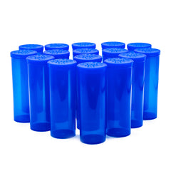 60 Drams Pop Top Containers Vials - Child Resistant Bottles for Herbs & Medicine, 4 Colors, Multiple Quantities