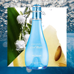 DAVIDOFF Cool Water Woman Eau de Toilette 100ml – Fresh Floral & Fruity Perfume for Women