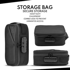 Storage Bag | Secure Storage | Heavy Duty Child Proof | Combo Lock to Prevent Unwanted Acces