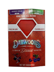 Dabwoods Liquid Diamond Series 2G Dual Tank All-In-One Empty Cart | Premium Refillable Empty Device | Multiple Flavours