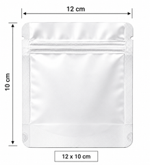 ZAAM Premium Heavy Duty Medium Mylar Bags | 100 Pack Resealable Zip Lock Storage Pouches