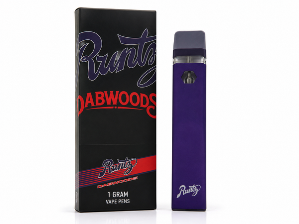 Runtz  Dabwoods 1ML Empty Cart | Premium Refillable & Rechargeable | Multiple Flavors