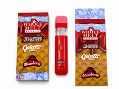 WHOLEMELT EXTRACTS – Gelato Edition V6 | 2ML Reusable & Refillable Empty Carts | Multiple Flavours Available