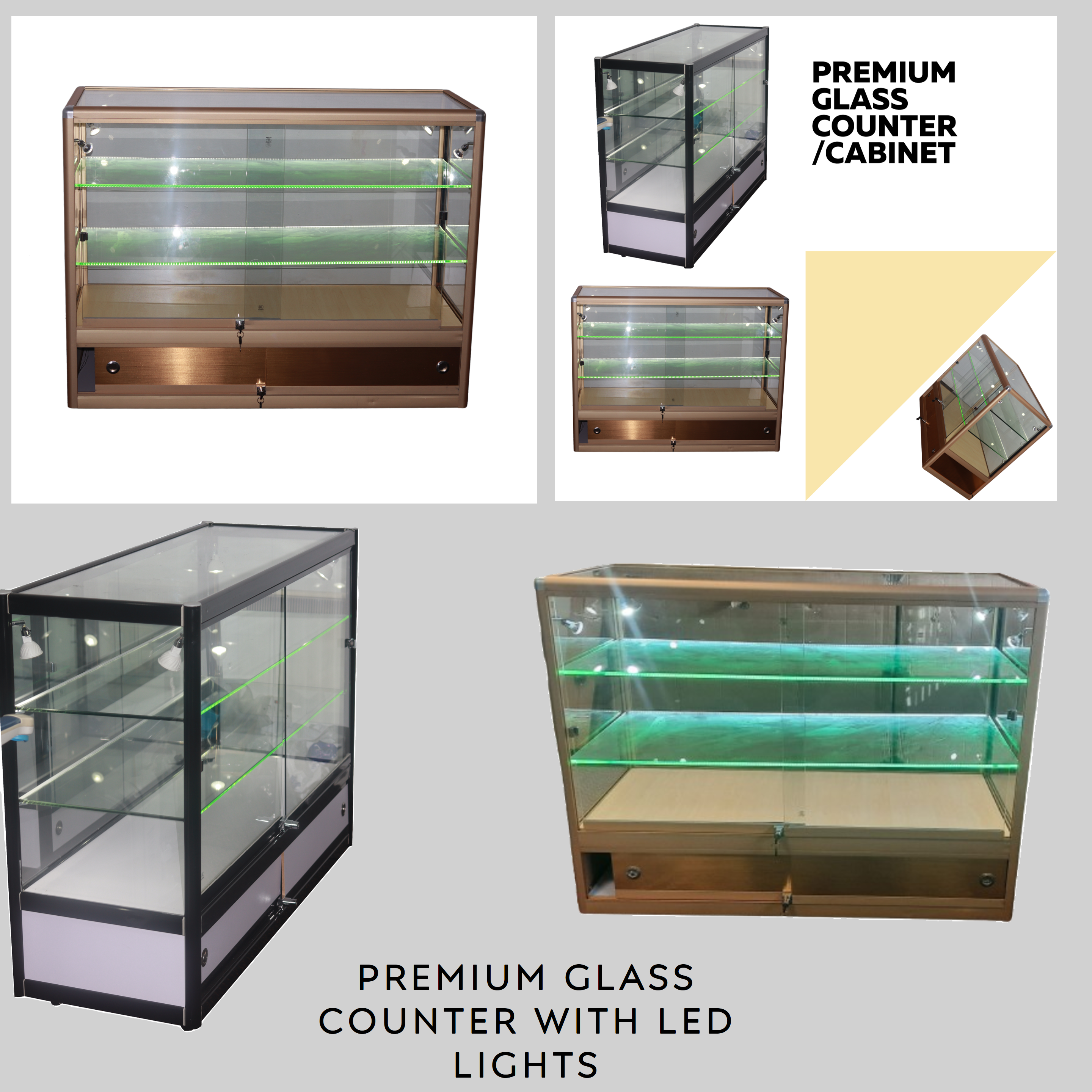 Premium Glass Counter