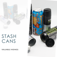 Stash Cans with Liquid