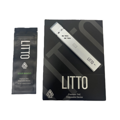 LITTO Premium THC Disposable Device - 1ml (Empty Cartridge, Multiple Flavors Available)