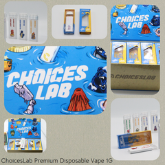 ChoicesLab Premium Disposable Vape 1G - Ultra-Convenient, Flavorful Experience | live Resin | Liquid Diamond | Empty