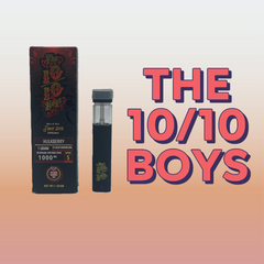 NEW 10/10 THE BOYS-PREMIUM EMPTY CARTS-DISPOSABLE 1g – Sleek, Refillable, and Reliable Vape Device