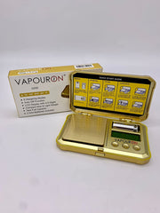VAPOURON Digital Pocket Scale G200 (200g x 0.01g) Golden With Batteries