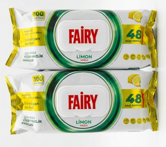 Fairy Multi-Purpose Cleaning Wipes Variety Pack | 4 Fragrances Bundle |100 Wipes Each | Pack of 4