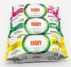 Fairy Multi-Purpose Cleaning Wipes Variety Pack | 4 Fragrances Bundle |100 Wipes Each | Pack of 4