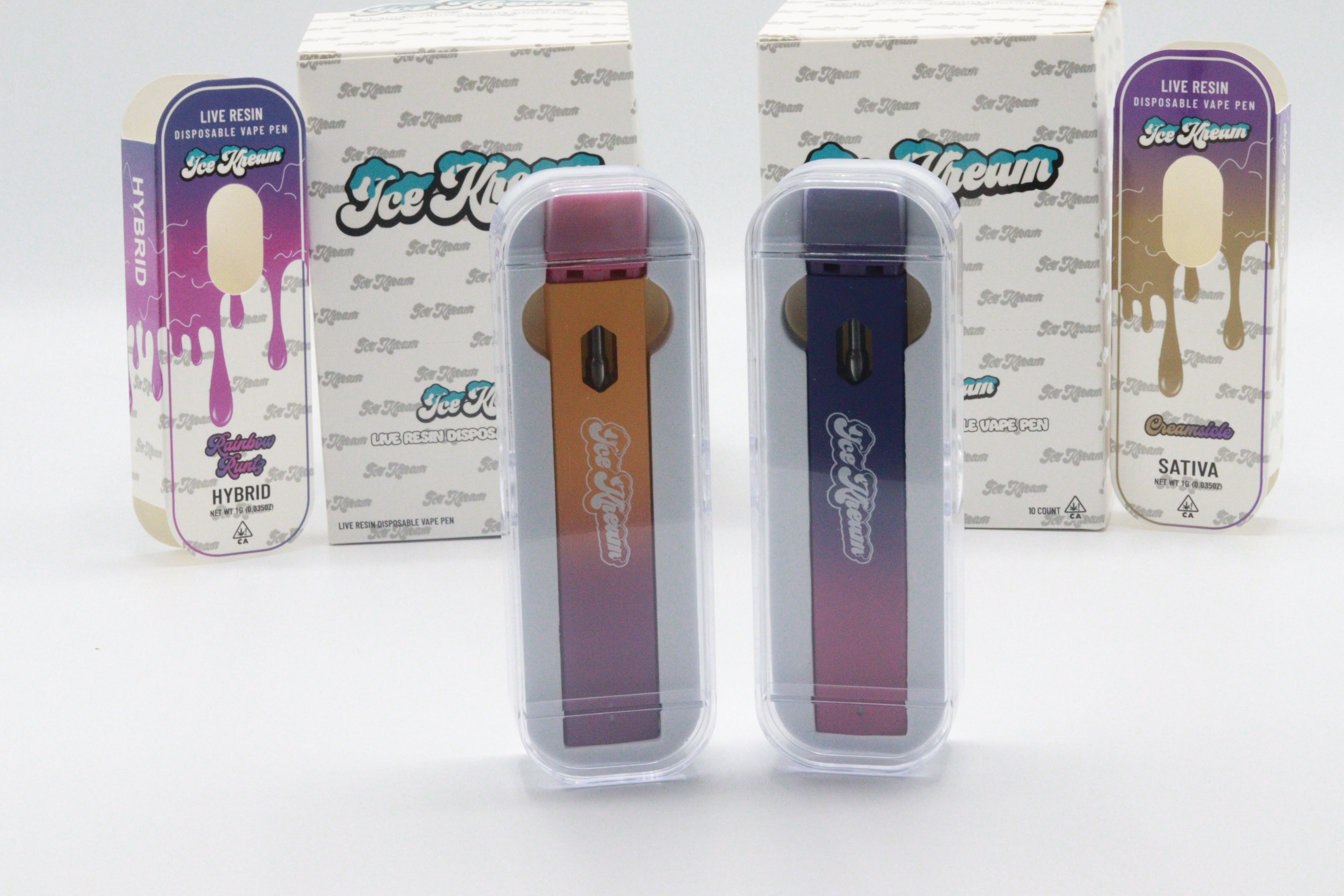 Ice Kream Live Resin Disposable Vape Pen - Zaampro Ice Kream Live Resin Disposable Vape Pen - Zaampro