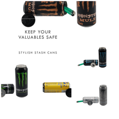 Monster Drink Safe Diversion Cans Pick Any Color Stash Cans Hidden Storage Containers Valuables Hiding Cans Discreet Security Solution Covert Diversion Safes Secure Hidden Compartments Clever Concealed Storage Monster Drink Can for Hiding Items Stylish Valuables Safes