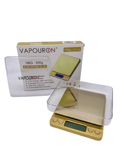 Digital Scale NBG-500g (500g x 0.01g) Golden With Batteries NBG-500g Digital Scale Precision Weighing Scale Golden Digital Scale Accurate Weighing at 500g x 0.01g Digital Scale with Batteries Sleek Weighing Device High-Precision Scale Golden Finish Scale 500g Capacity Weighing Immediate Use Batteries