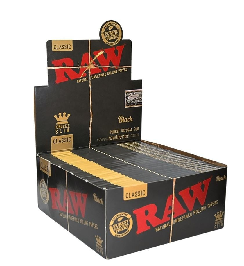 RAW Black King Size Slim 