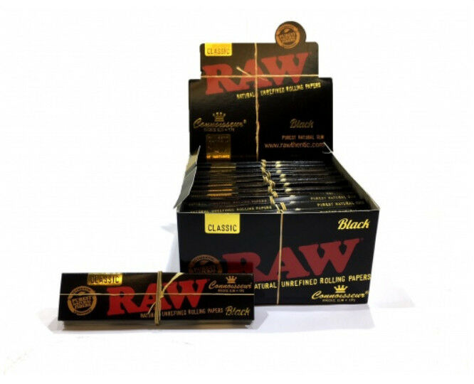 RAW Black King Size Slim Rolling Papers