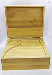LARGE Rolling Box ‘Sparkys’ – Premium Wooden Tobacco Rolling Box with Built-In Rolling Station