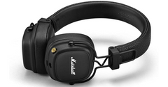 Marshall Major IV On-Ear Bluetooth Headphones – Wireless Earphones, Foldable, 80+ Hours Playtime, Wireless Charging