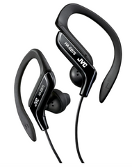 JVC HA-EB75 Sports Ear Clip Earphones – Adjustable, Lightweight Wired In-Ear Headphones with 3.5mm Jack