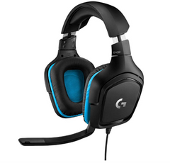 Logitech G432 Wired Gaming Headset – 7.1 Surround Sound, DTS Headphone:X 2.0, 50mm Drivers, Flip-to-Mute Mic – PC, Mac, Xbox, PlayStation, Switch