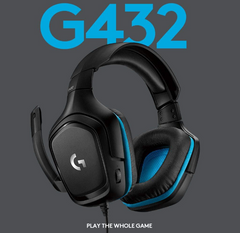 Logitech G432 Wired Gaming Headset – 7.1 Surround Sound, DTS Headphone:X 2.0, 50mm Drivers, Flip-to-Mute Mic – PC, Mac, Xbox, PlayStation, Switch