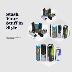 Stash Cans with Liquid