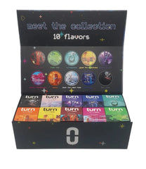 TURN Retrovision Empty Carts Master Box | 10 Flavors x 5 Units Each | 50 Empty Carts