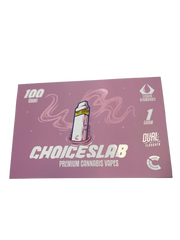 CHOICESLAB Dual Flavored Premium Vapes - Liquid Diamonds - 1 Gram   Empty