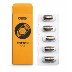 OBS Cotton Coil 50pcs Pack  Replacement Vape Coils  Genuine OBS Coil Heads