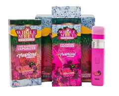WHOLEMELT EXTRACT Tropical Edition V6 – 1G Reusable & Refillable Empty Carts | Multiple Flavors, Multiple Packaging Available