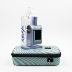 Khalifa Glass x Stundenglass Modul Travel Set – Green & Purple
