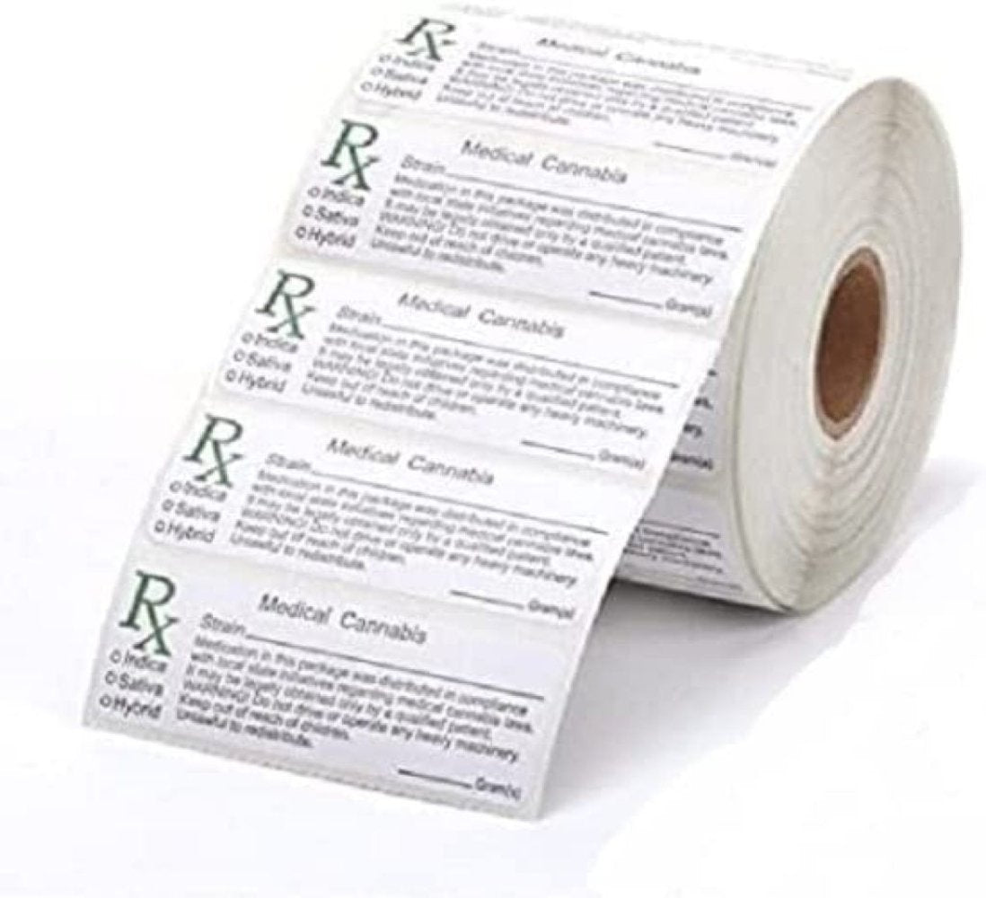 1000X Rx Labels , Stickers Labels for Pop Tops Squeezer Prescription ...