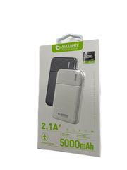 5,000mAh Compact Power Bank – Quick Charge, Safe, and Airplane Friendly