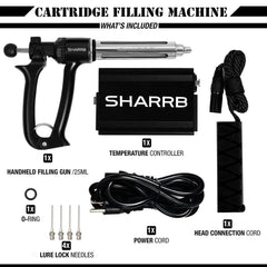 Sharrb Glass Cartridge Filler Gun Cartridge Filler Gun Glass Cartridge Filler Vape Cartridge Filler Tool Precise Cartridge Filling Efficient Filling Gun Vape Cartridge Filling Device Sharrb Filler Gun Glass Cartridge Filler Tool Cartridge Filling Equipment